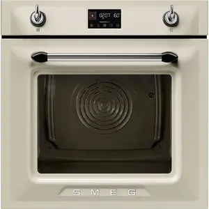 Comparateur de prix : SMEG Four encastrable pyrolyse SOP6902S2PP Victoria combiné vapeur crème