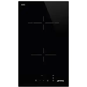 SMEG SE232TD1, Plaque de cuisson vitrocéramique UNIVERSAL, Black glass pas cher