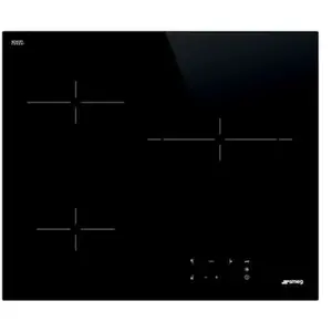 SMEG SE263TD1, Plaque de cuisson vitrocéramique UNIVERSAL, Black glass pas cher
