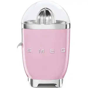 Comparateur de prix : Smeg - presse-agrumes 70w rose cjf11pkeu - années 50 CJF11PKEU