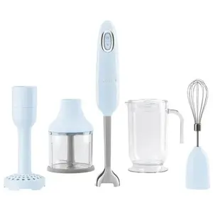 Mixeur plongeant multifonction 700w bleu azur - hbf22pbeu - SMEG