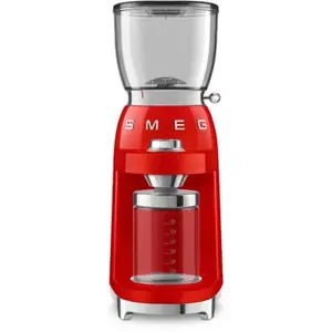 Comparateur de prix : Smeg - moulin à café 350g 150w rouge cgf11rdeu - années 50 CGF11RDEU