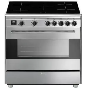 Comparateur de prix : Smeg Plaque à Induction Concerto Solapa Vapor Clean 90x60 Cm 5 Feux
