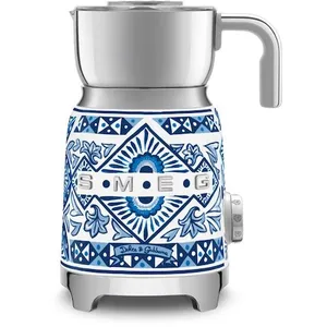 Smeg Chocolatière et mousseur à lait Blu Mediterraneo Dolce Gabbana - - Bleu - Inox pas cher