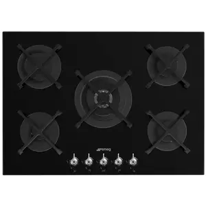SMEG PV375N, Plaque de cuisson à gaz CLASSICA, Black pas cher