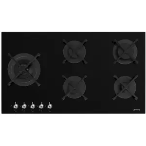 Comparateur de prix : Smeg Table De Cuisson à Gaz Pv395ln 90 Cm 5 Feux