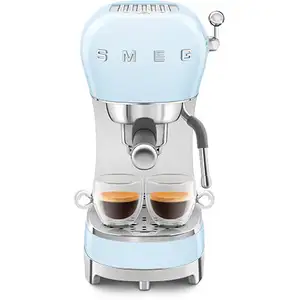 Comparateur de prix : Smeg Machine à café Expresso Années 50 SMEG ECF02PBEU bleu pastel