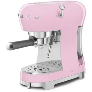 Expresso SMEG ECF02PKEU - Blanc - 15 bars - Buse eau chaude / vapeur pas cher