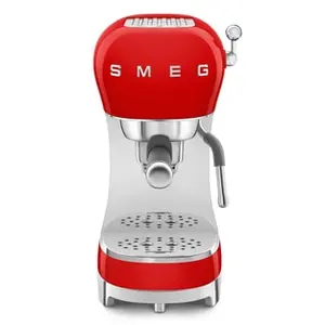 Comparateur de prix : Smeg - machine à expresso 15 bars rouge  ecf02rdeu - années 50 ECF02RDEU