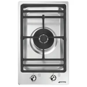 Plaque gaz Smeg PGF31G2 inox 30 cm pas cher