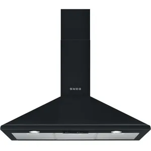 Hotte décorative murale KSED95MBL Smeg pas cher