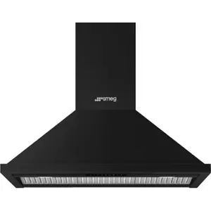 Hotte décorative murale SMEG KPF94MB pas cher