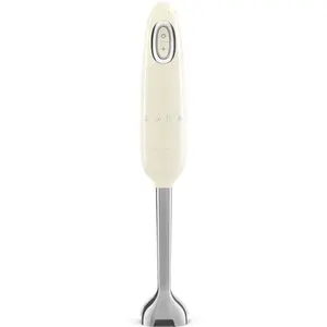 Comparateur de prix : Mixeur plongeant avec accessoires Smeg Années 50 HBF03CREU 700 W Crème