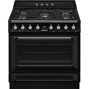 Comparateur de prix : Piano de cuisson gaz TR90GMBL Smeg