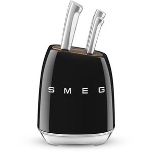 Comparateur de prix : Bloc couteaux SMEG 6 pcs multi-usages noir