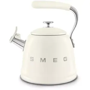 Comparateur de prix : Bouilloire SMEG Sifflante 2.3L crème