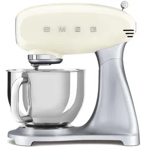 Comparateur de prix : Robot pâtissier multifonctions 4.8l 800w crème - Smeg - SMF04CREU