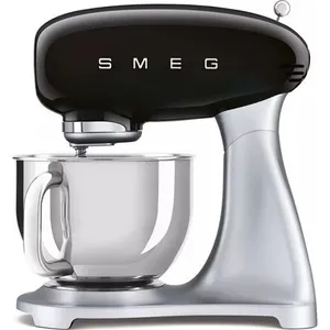 Comparateur de prix : Robot pâtissier multifonctions 4.8l 800w noir - SMF04BLEU - SMEG