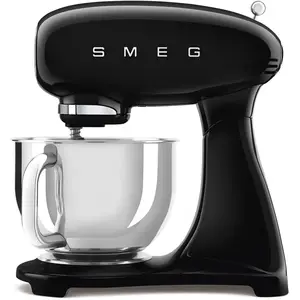 Comparateur de prix : Robot pâtissier multifonctions 4.8l 1000w noir - SMF05BLEU - SMEG