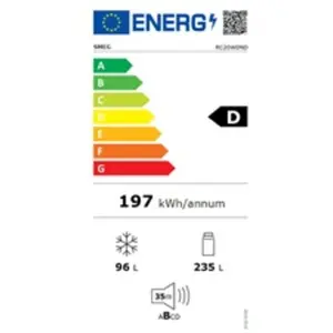 Réfrigérateur congélateur en bas Smeg RC20WDND Blanc