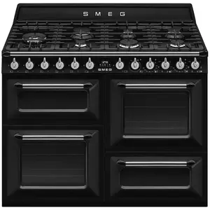 Comparateur de prix : Cuisine smeg tr4110bl1 noir 3 fours 110x60cm classe a