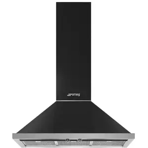 Comparateur de prix : Smeg Hotte Décorative Portofino Trapezoid Kpf9an 90 Cm