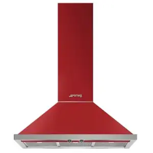 Smeg Hotte Décorative Portofino Trapezoid Kpf9rd 90 Cm pas cher