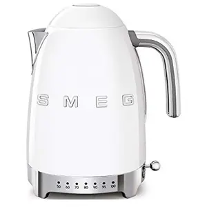 Smeg - bouilloire sans fil 1.7l 2400w blanc  klf04wheu - klf04wheu pas cher
