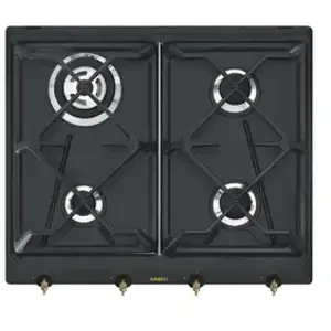 Comparateur de prix : Smeg SRV864AOGH plaque Anthracite Intégré (placement) Gaz 4 zone(s)