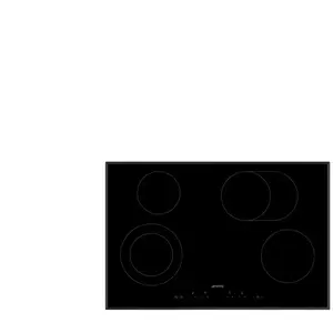 SMEG SE384EMTB Table de cuisson vitrocéramique - Noir pas cher
