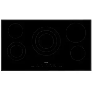 Table vitrocéramique SMEG SE395ETB 90cm TU pas cher