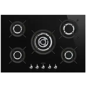 Plaque gaz Encastrable Smeg PV375CN 10500 W Noir pas cher