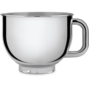 Smeg - bol de 4.8l inox poli à poignée pour robot sur socle - smb401 TU pas cher