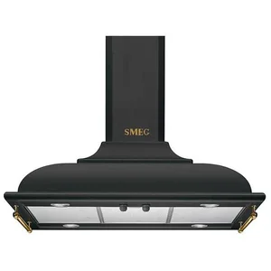 Smeg KCI19AOE Îlot Noir 820m³/h B hotte - Hottes (820 m³/h, Conduit, A, A, C, 65 dB) pas cher