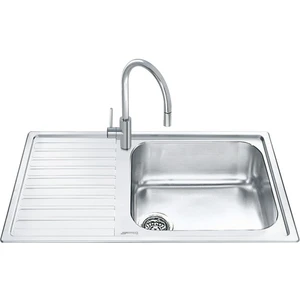 Evier Encastrable Smeg Lgm861s-2 pas cher