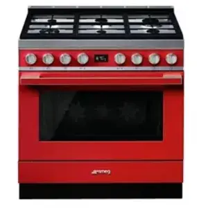 Comparateur de prix : Smeg Smeg Elite Portofino CPF9GPR Cuisinière Rouge