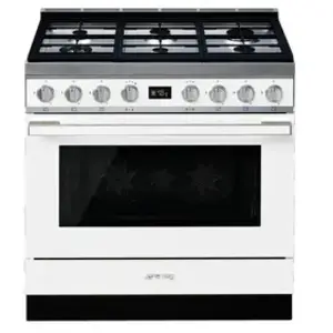 Comparateur de prix : Smeg PORTOFINO 90cm MIXTE BLANC - CPF9GPWH