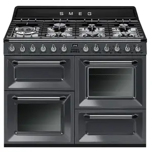 Comparateur de prix : Piano de cuisson gaz smeg tr4110gr victoria 110 cm gris ardoise