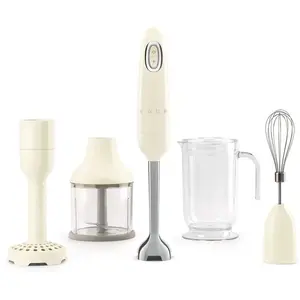 Smeg Smeg 50's Style HBF02CREU - Mixeur à main - 1.4 litres - 700 Watt - crème