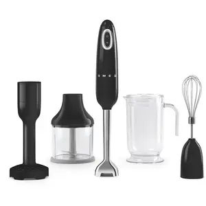 Smeg Smeg 50's Style HBF02BLEU - Mixeur à main - 1.4 litres - 700 Watt - noir