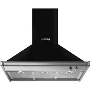 Hotte decorative SMEG KD90HNE 90 cm 4 vitesse(s) 630 m³/h pas cher