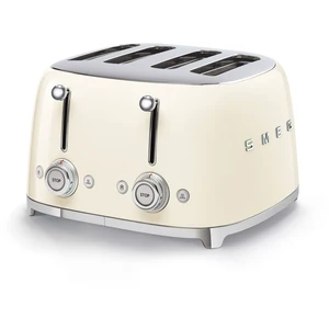 Comparateur de prix : Grille-pain SMEG 4 tranches Années 50 - 2000W B Crème TSF03CREU