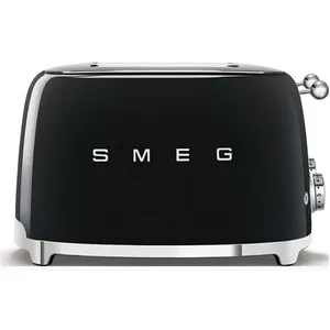 Comparateur de prix : Smeg - grille-pains 4 fentes 950w noir  tsf03bleu - années 50 tsf03bleu