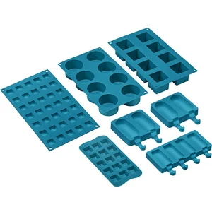 Smeg SMOLD Lot de 7 moules en Silicone pour Four et Hachoir pas cher