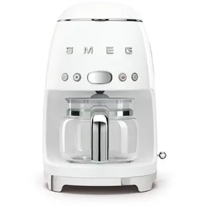 Comparateur de prix : Cafetière filtre programmable 10 tasses 1050w blanc - dcf02wheu - SMEG