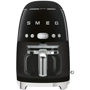 Comparateur de prix : Cafetière filtre SMEG DCF02BLEU - 10 tasses - 1050W - Année 50 - Noir