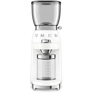 Comparateur de prix : Smeg - moulin à café 350g 150w blanc cgf01wheu - années 50 cgf01wheu