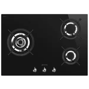 Comparateur de prix : Smeg Table De Cuisson à Gaz Pv373lcn 72 Cm 3 Feux