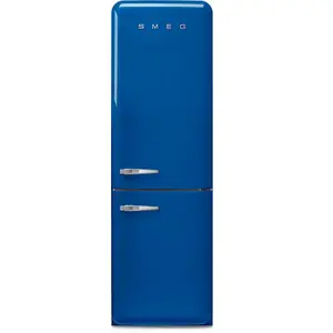 Réfrigérateur congélateur à poser ouverture droite Smeg FAB32RBE5 234L / 97L bleu pas cher