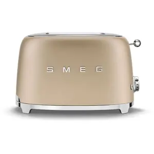 Smeg - grille-pains 2 fentes 950w or mat  tsf01chmeu - années 50 TSF01CHMEU pas cher